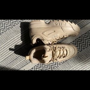 Fila Disruptor Sneakers - Tan - US Size 81/2 Women